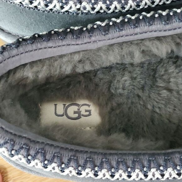 UGG Tasman Slipper Men's US 9 Dark Grey Wool NEW - Picture 7 of 15